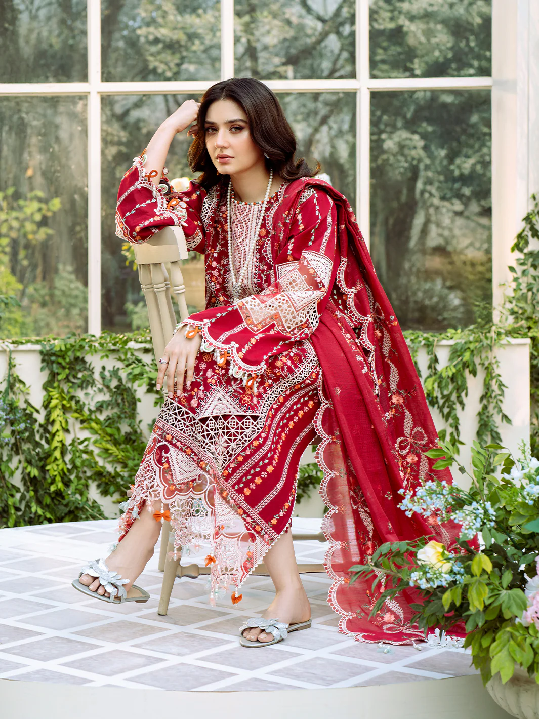 103 - A | 3 PC Luxury Lawn - Image 6