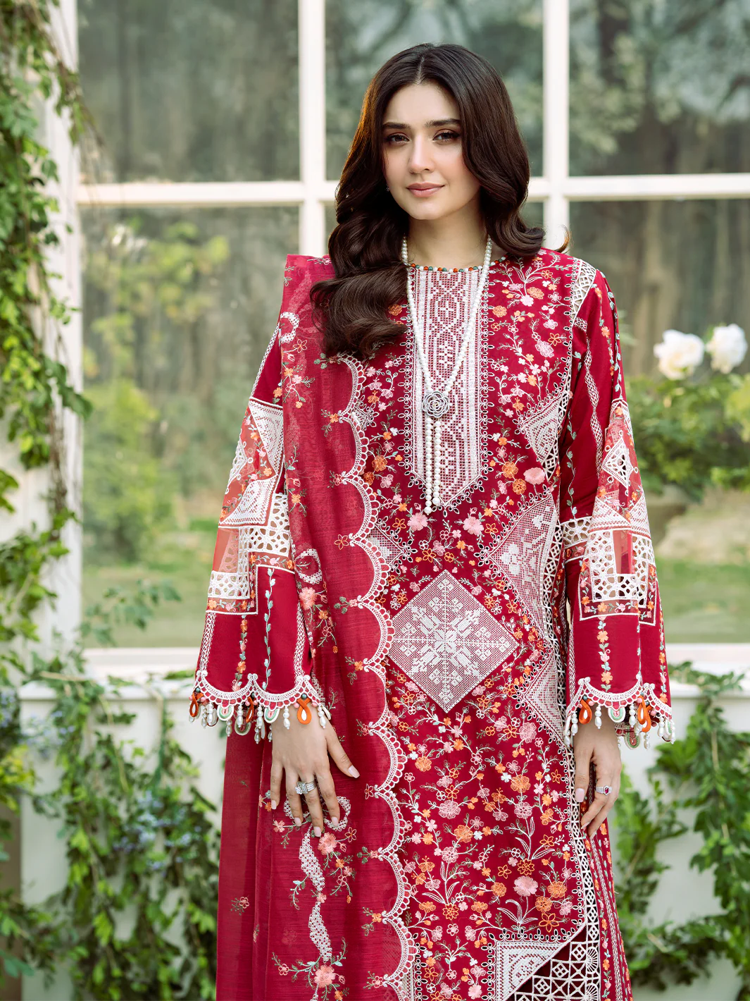 103 - A | 3 PC Luxury Lawn - Image 7