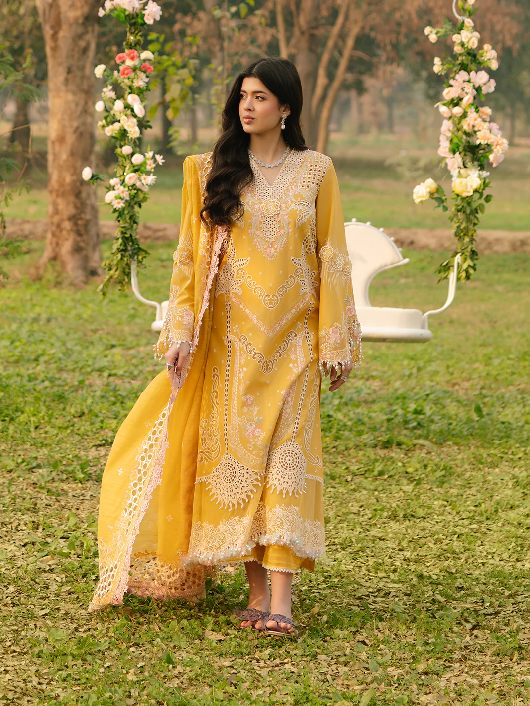 104 - A | 3 PC Luxury Lawn - Image 3