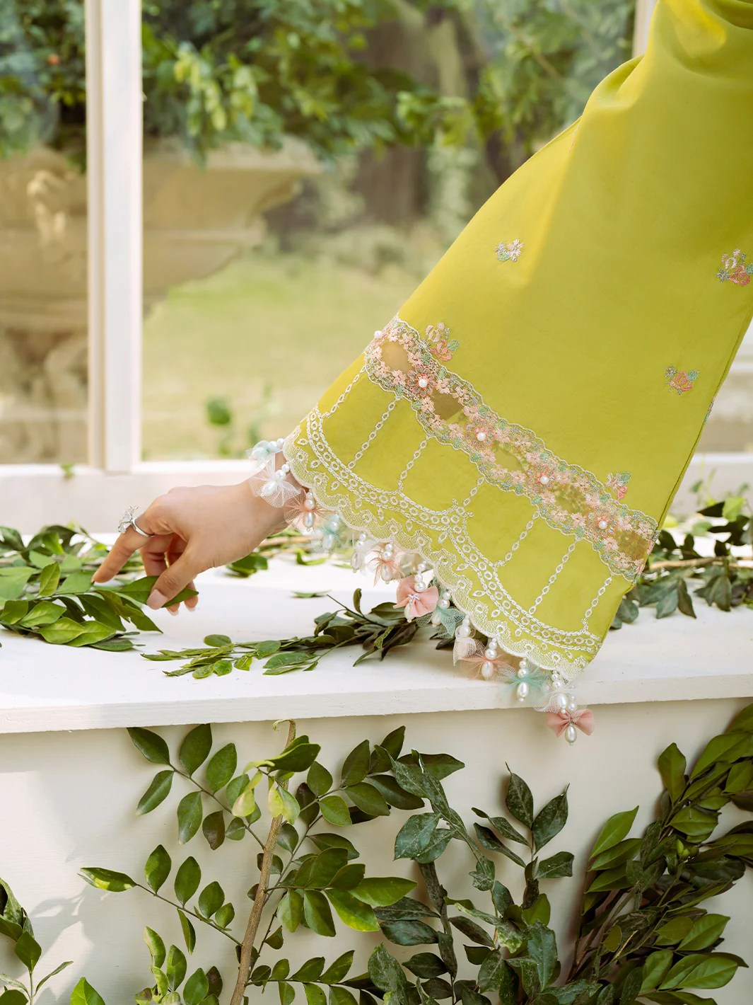 105 - A | 3 PC Luxury Lawn - Image 4