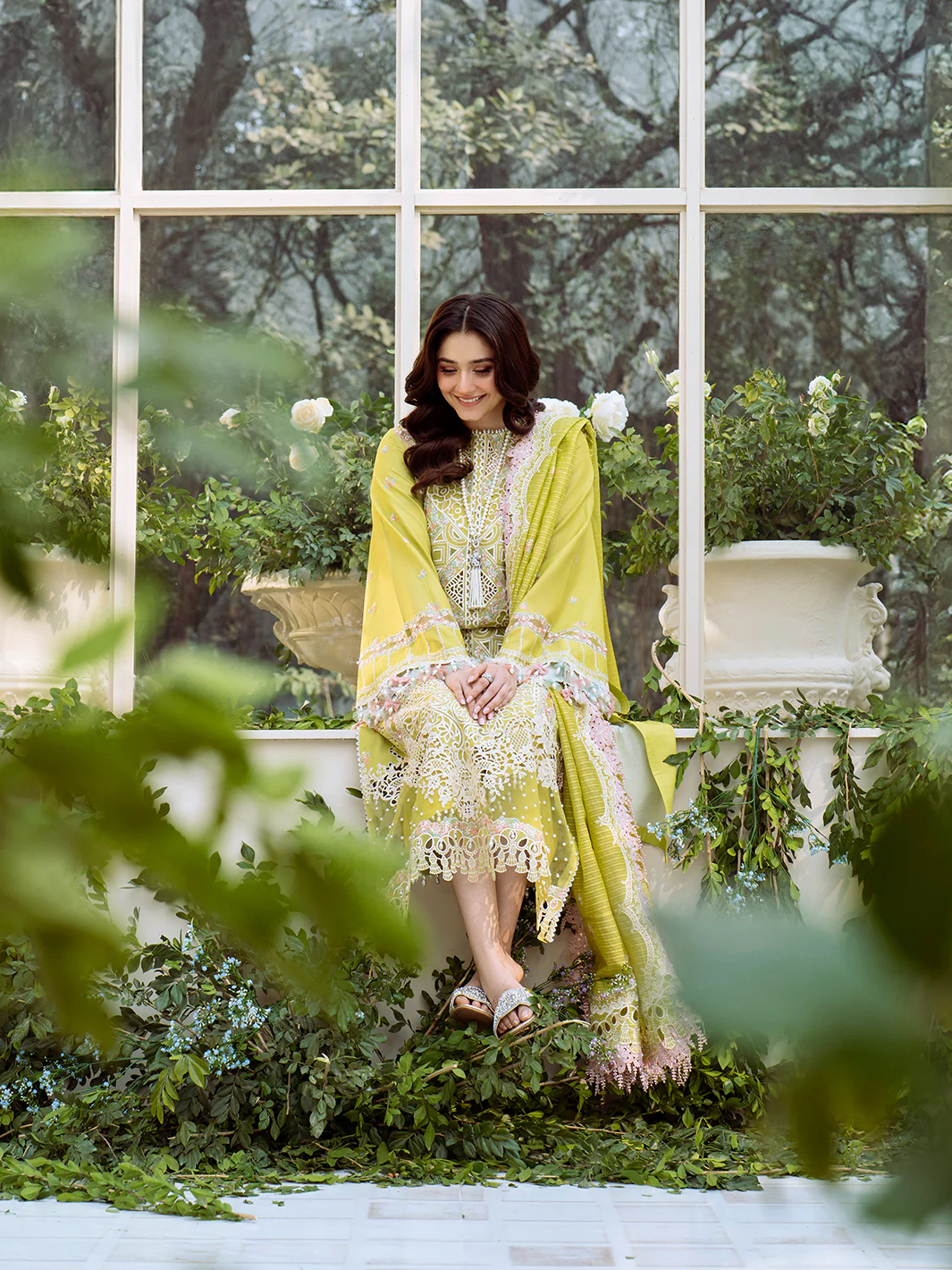 105 - A | 3 PC Luxury Lawn - Image 7