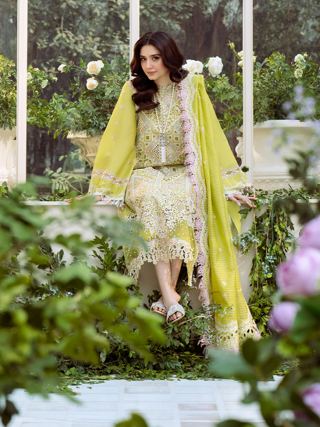 105 - A | 3 PC Luxury Lawn - Image 8