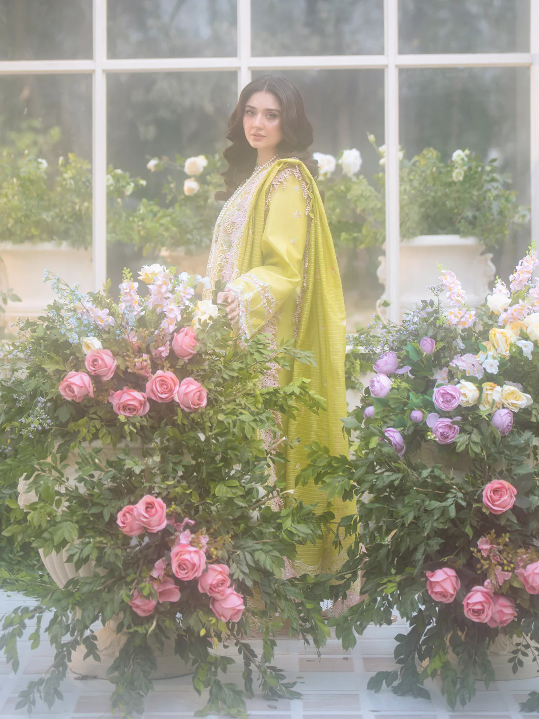 105 - A | 3 PC Luxury Lawn - Image 9