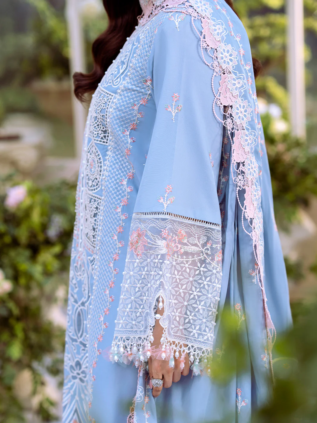 107 - A | 3 PC Luxury Lawn - Image 5