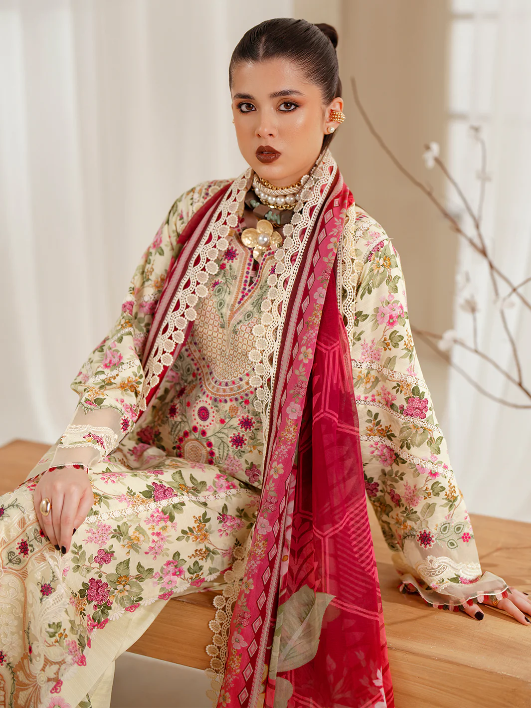 1107-A | Unstitched - Image 5