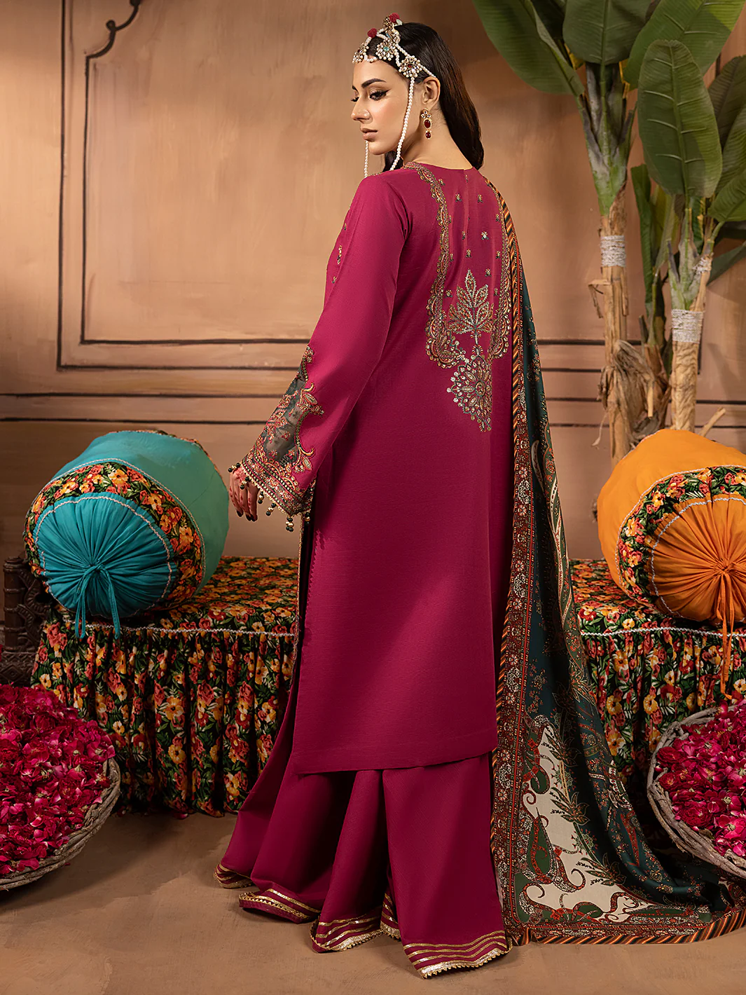1511 - A | 3 PC Luxury Unstitched - Image 3