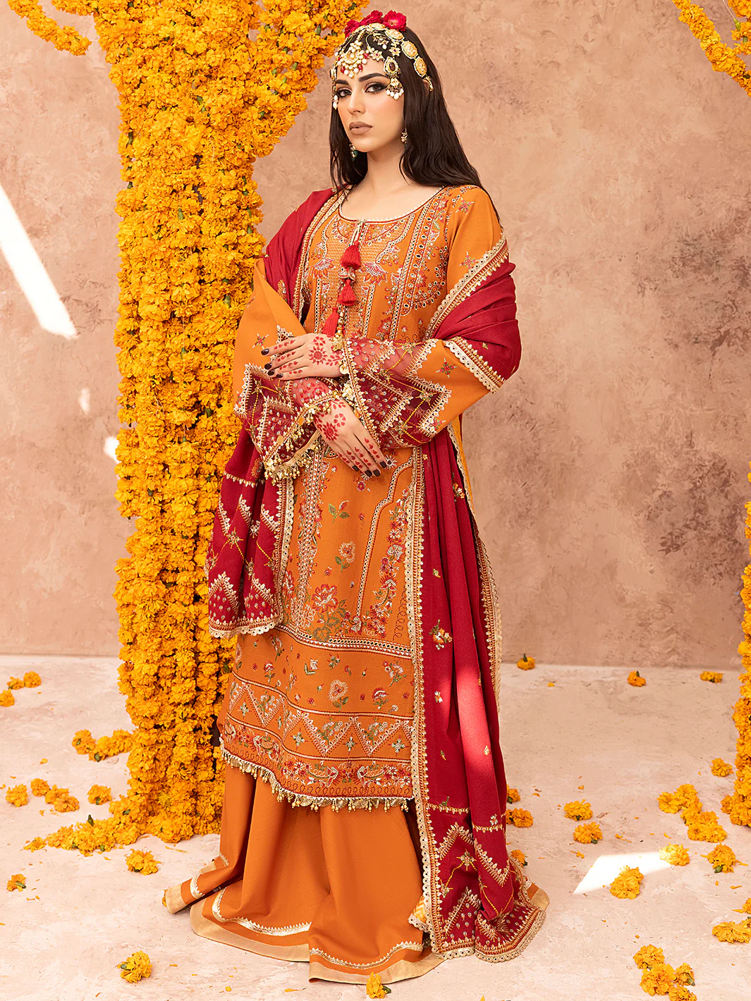 1512 - A | 3 PC Luxury Unstitched - Image 5