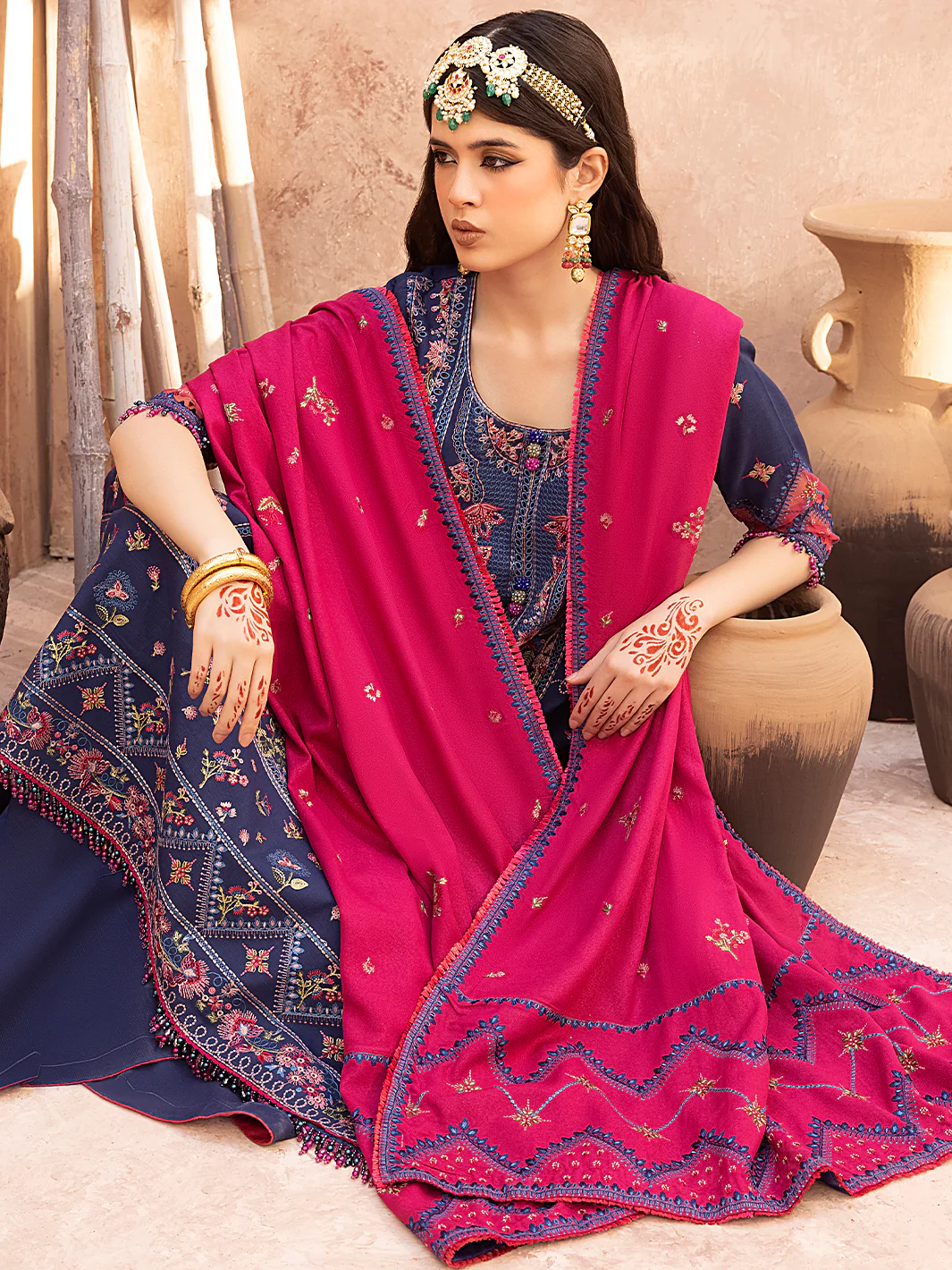 1512 - B | 3 PC Luxury Unstitched - Image 7