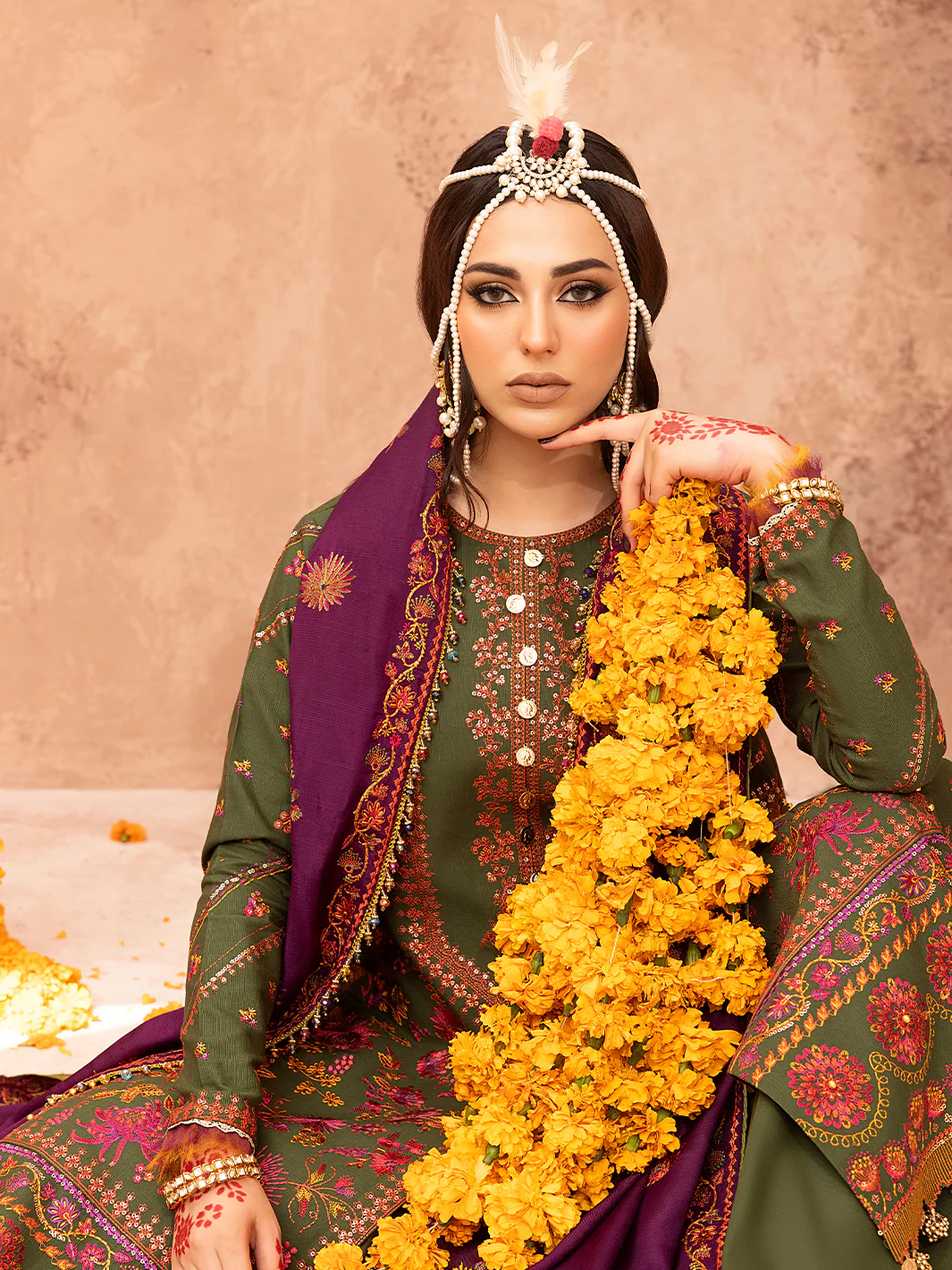 1513 - A | 3 PC Luxury Unstitched - Image 6