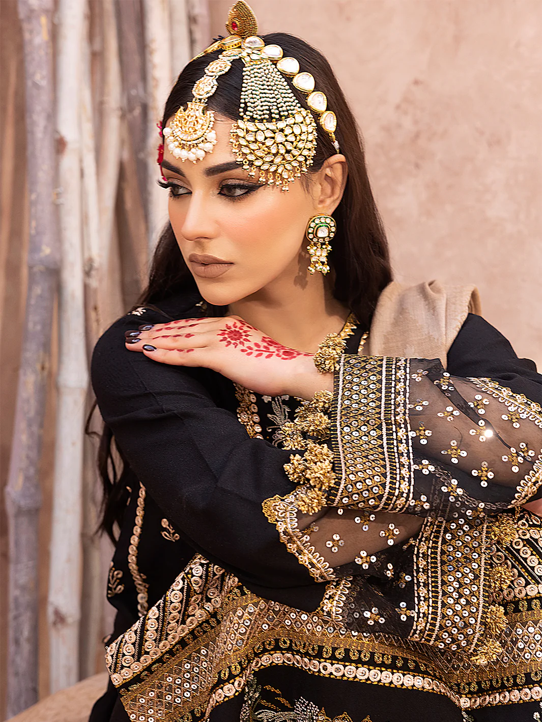 1515 - A | 3 PC Luxury Unstitched - Image 5