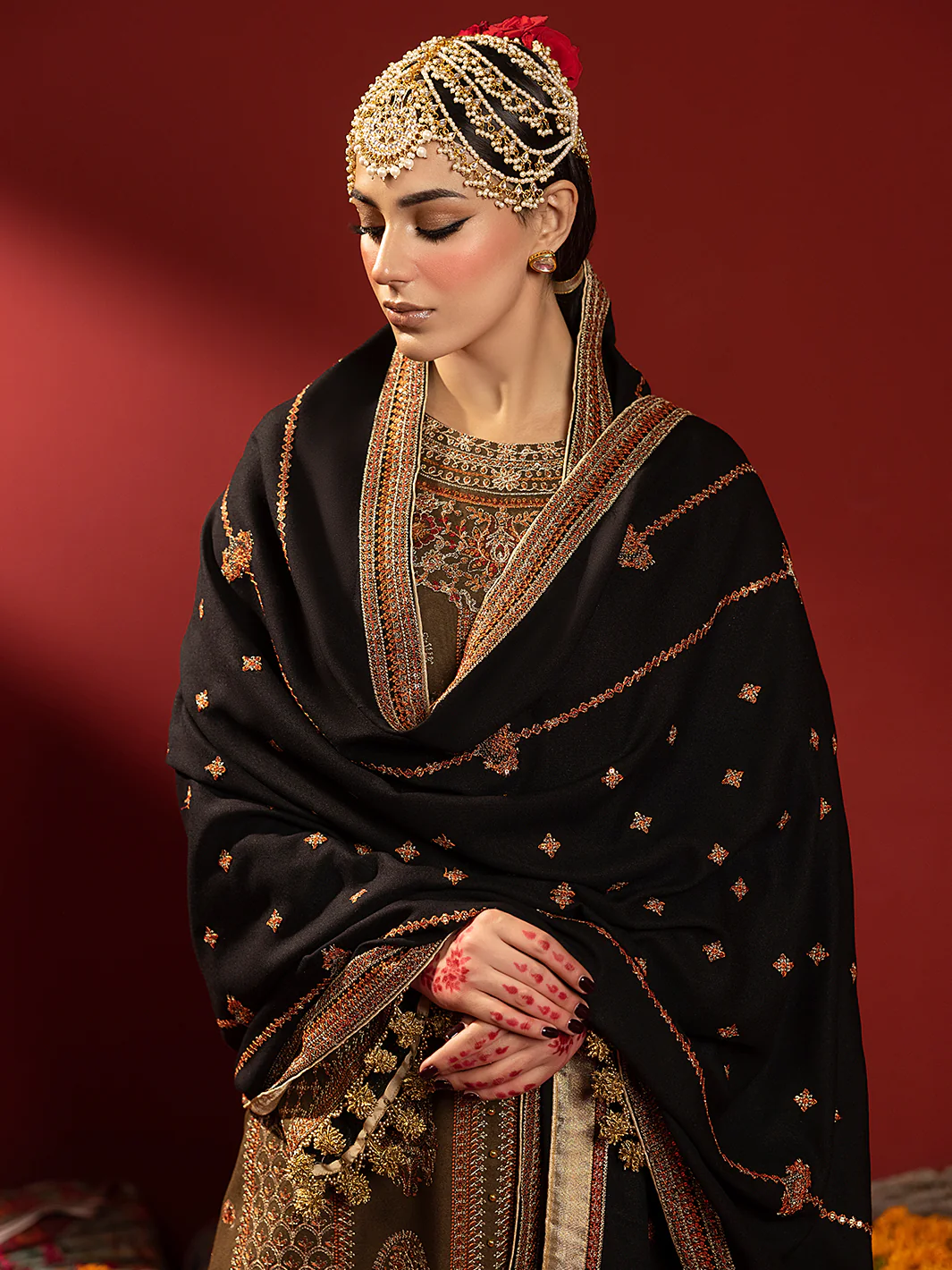 1516 - A | 3 PC Luxury Unstitched - Image 5