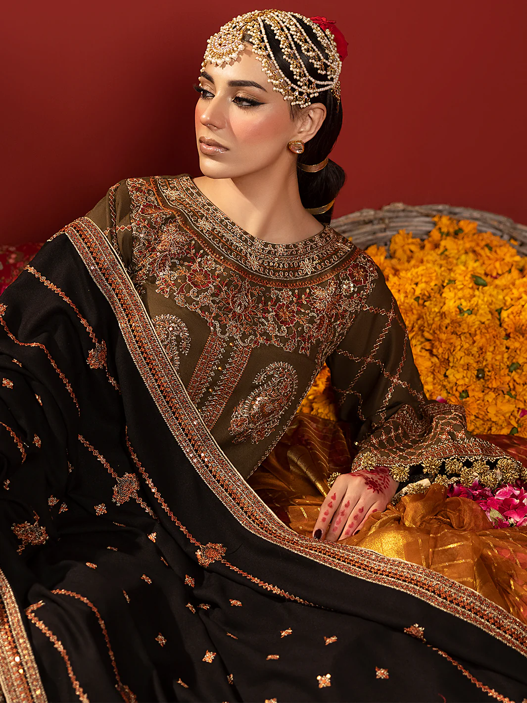 1516 - A | 3 PC Luxury Unstitched - Image 7