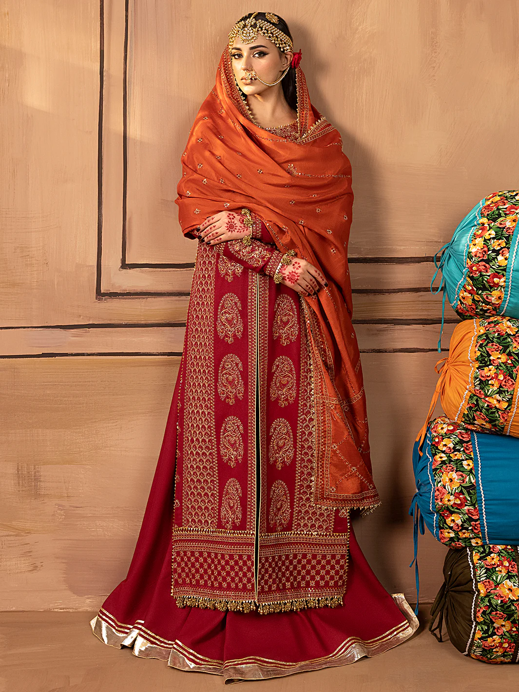 1516 - B | 3 PC Luxury Unstitched - Image 4