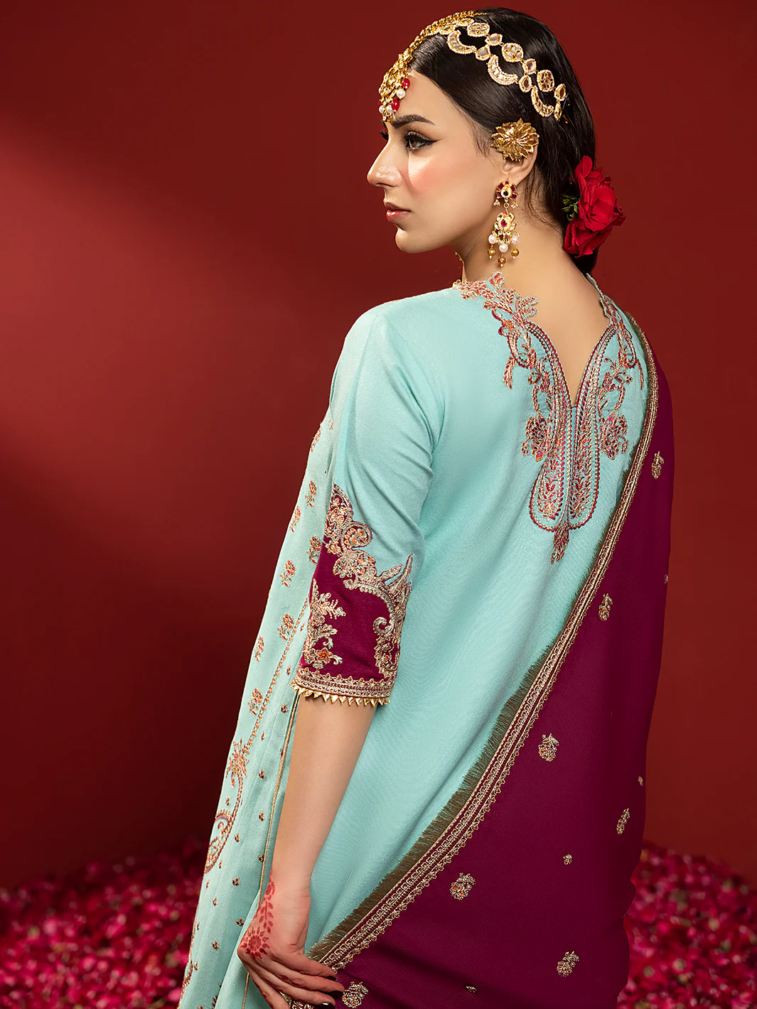 1517 - A | 3 PC Luxury Unstitched - Image 3
