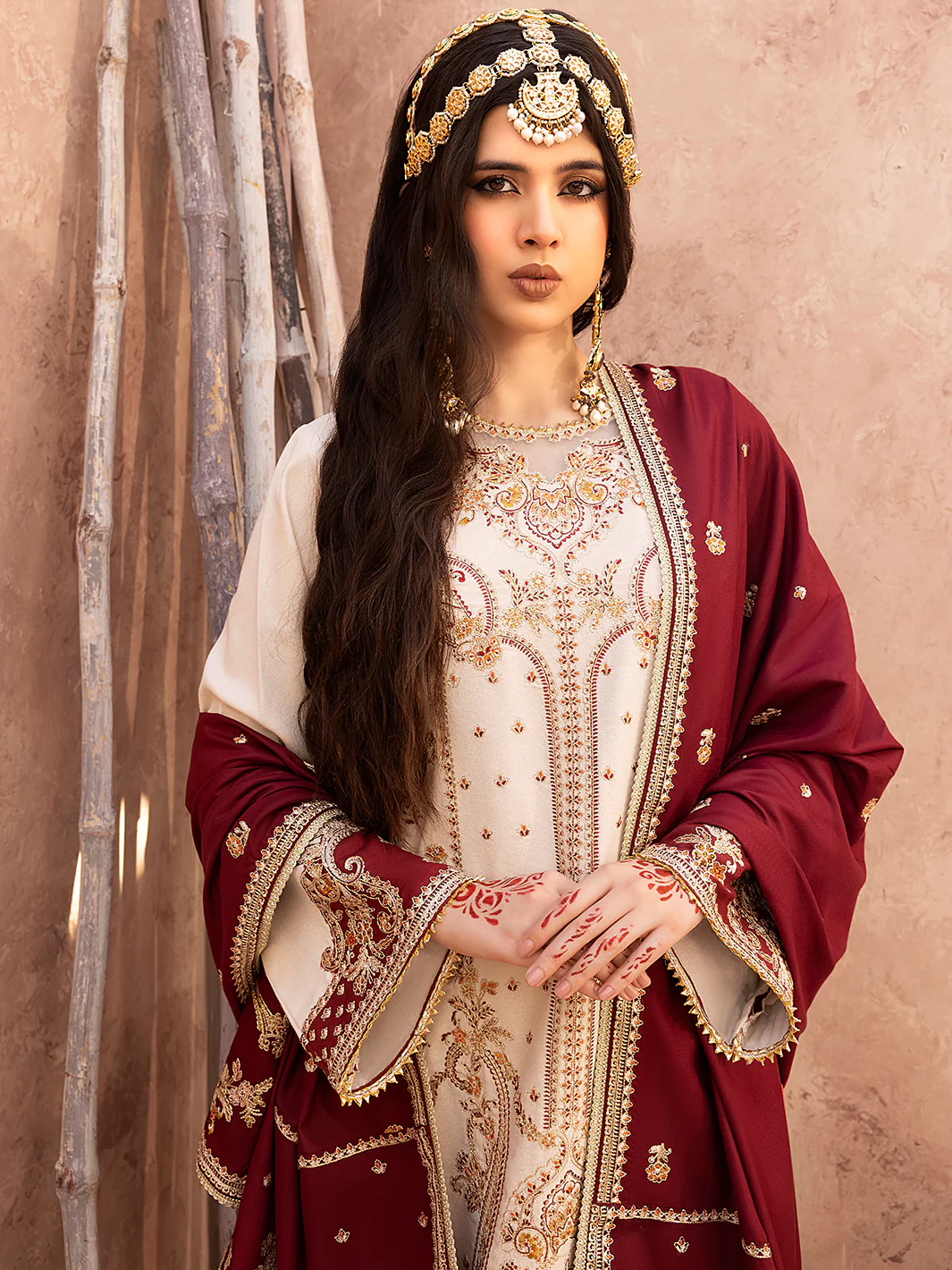 1517 - B | 3 PC Luxury Unstitched - Image 5