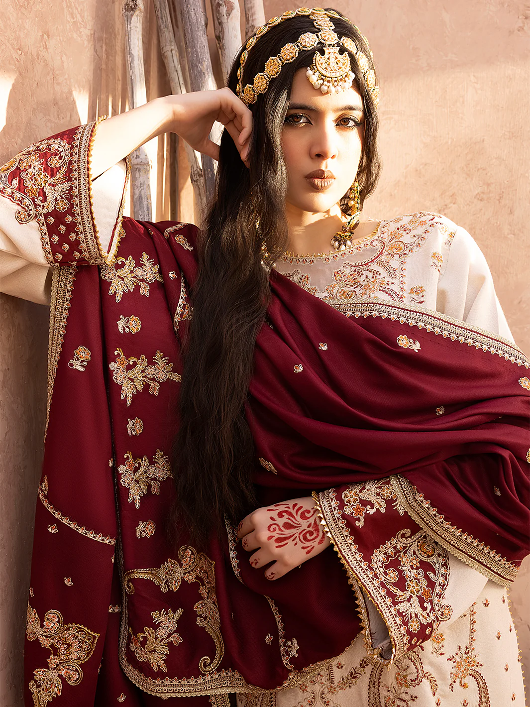 1517 - B | 3 PC Luxury Unstitched - Image 7