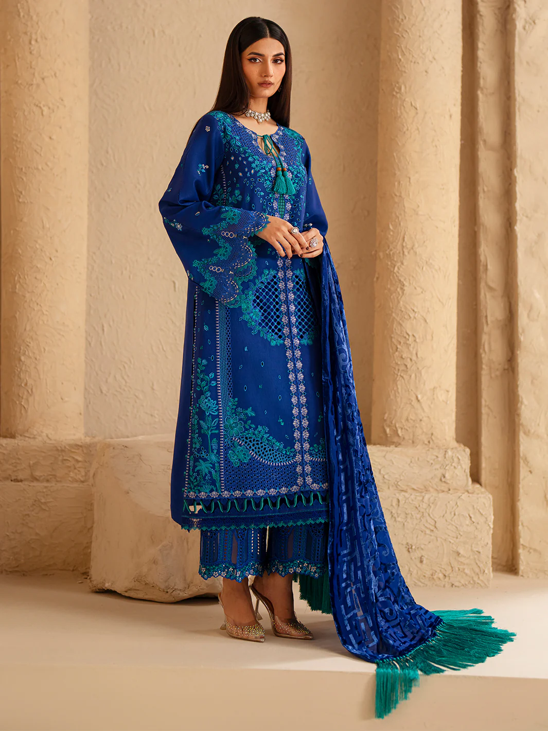 162 - A | 3 PC Kotrai Stitched - Image 3