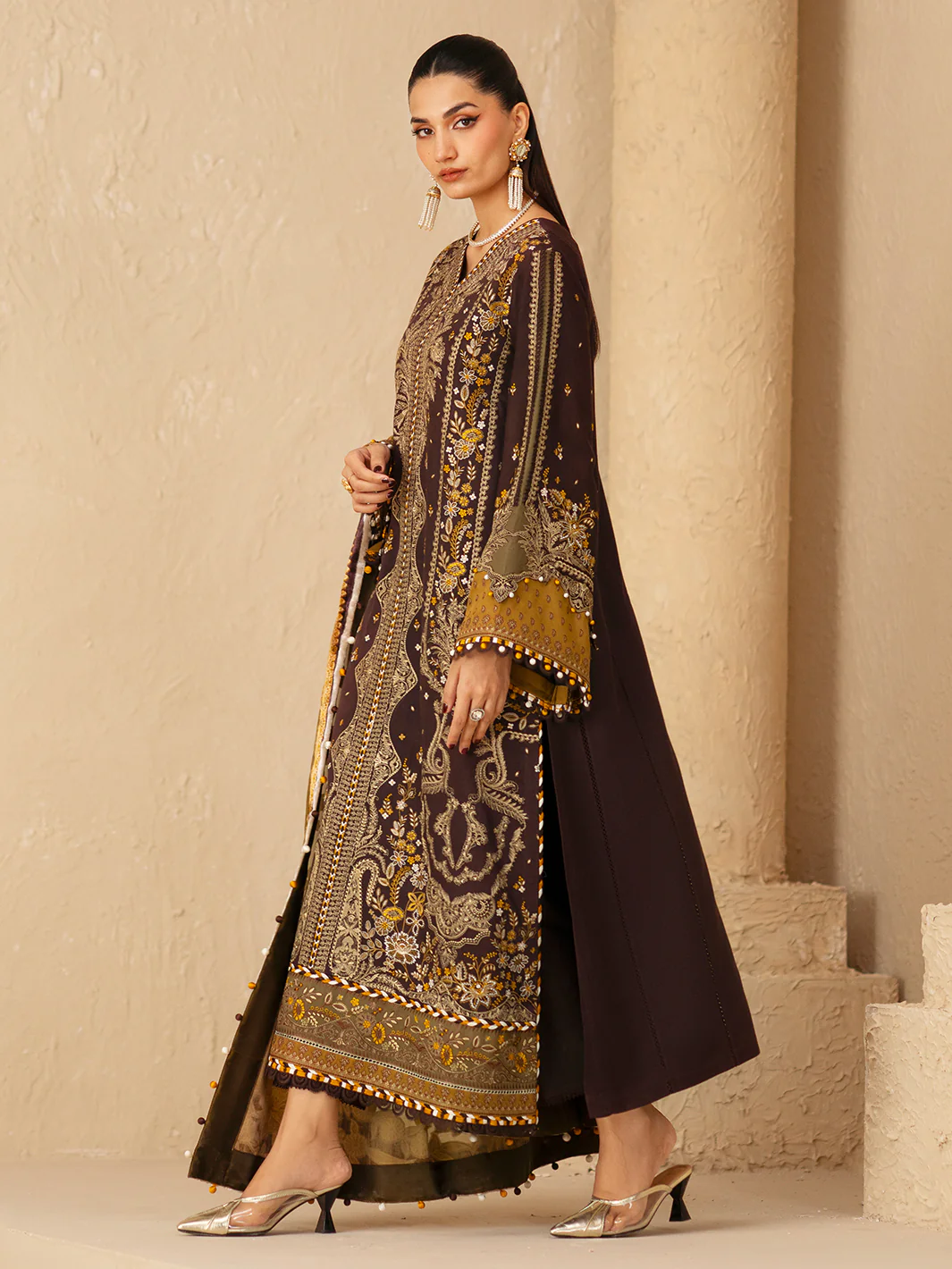 164 - A | 3 PC Kotrai Stitched - Image 3
