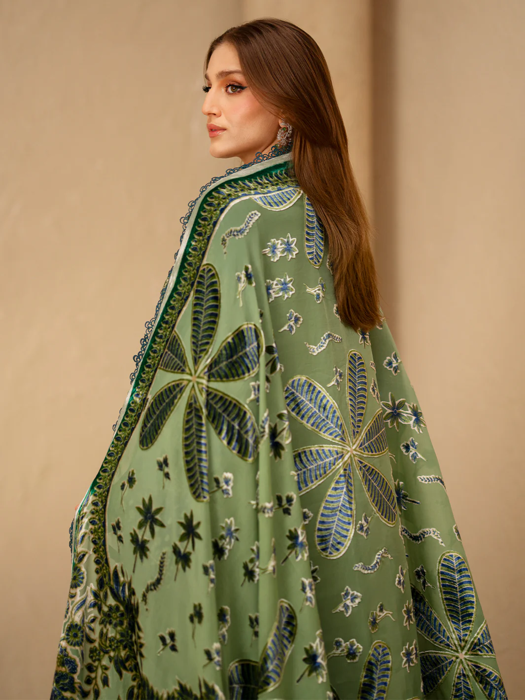164 - B | 3 PC Kotrai Stitched - Image 3