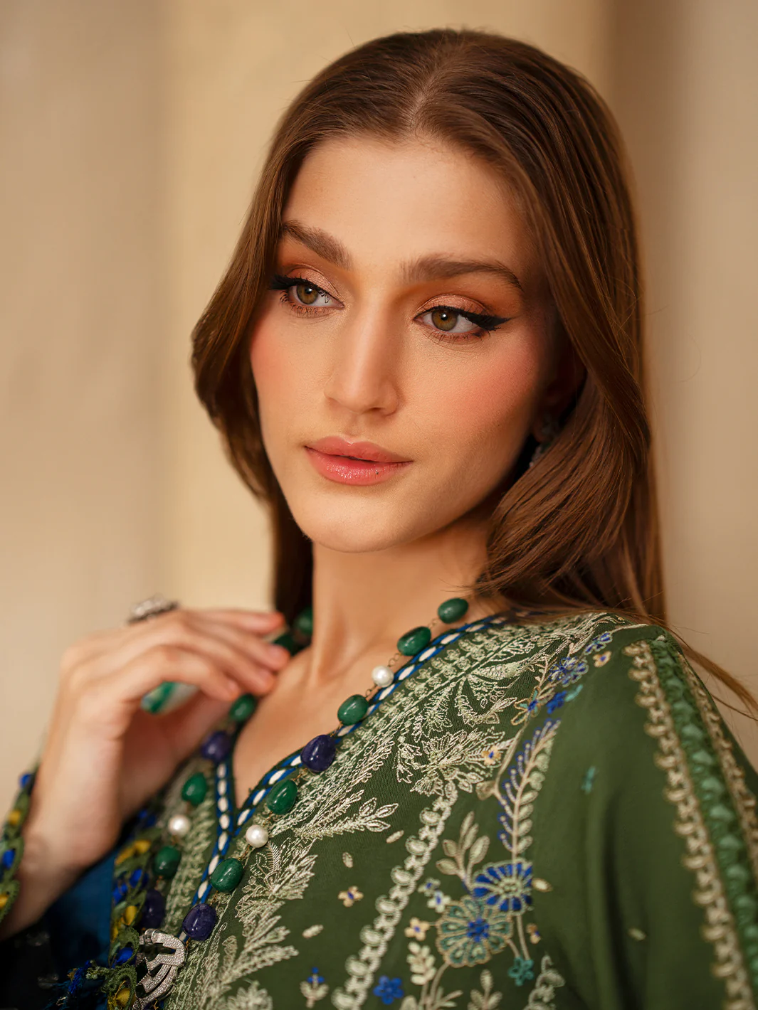 164 - B | 3 PC Kotrai Stitched - Image 5