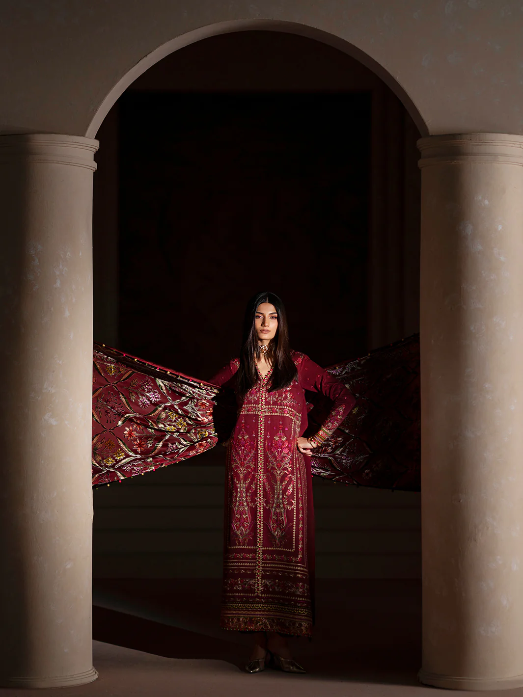 165 - A | 3 PC Kotrai Stitched - Image 8