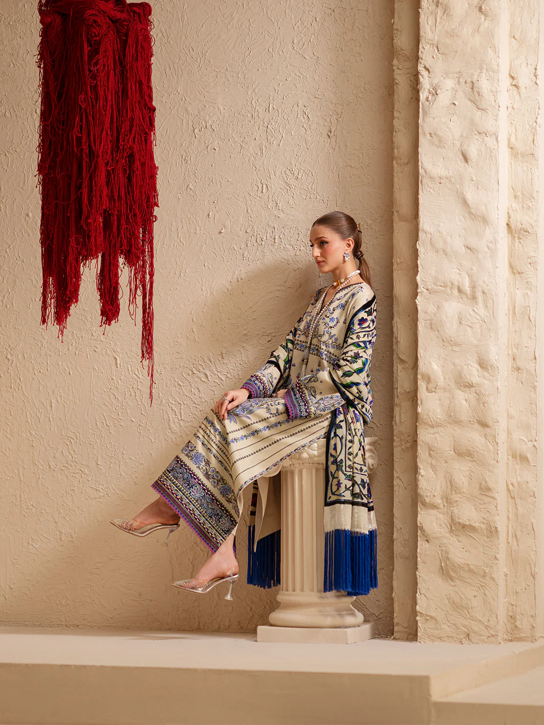 165 - B | 3 PC Kotrai Stitched - Image 6