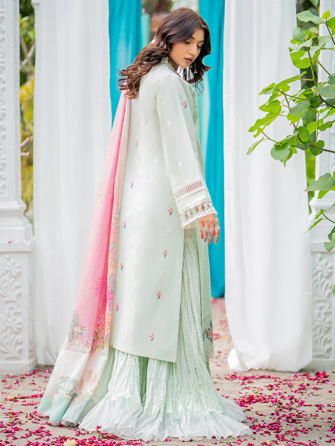 1801-A | 3 Piece Unstitched - Image 4