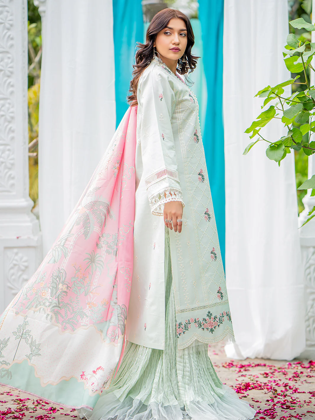 1801-A | 3 Piece Unstitched - Image 6