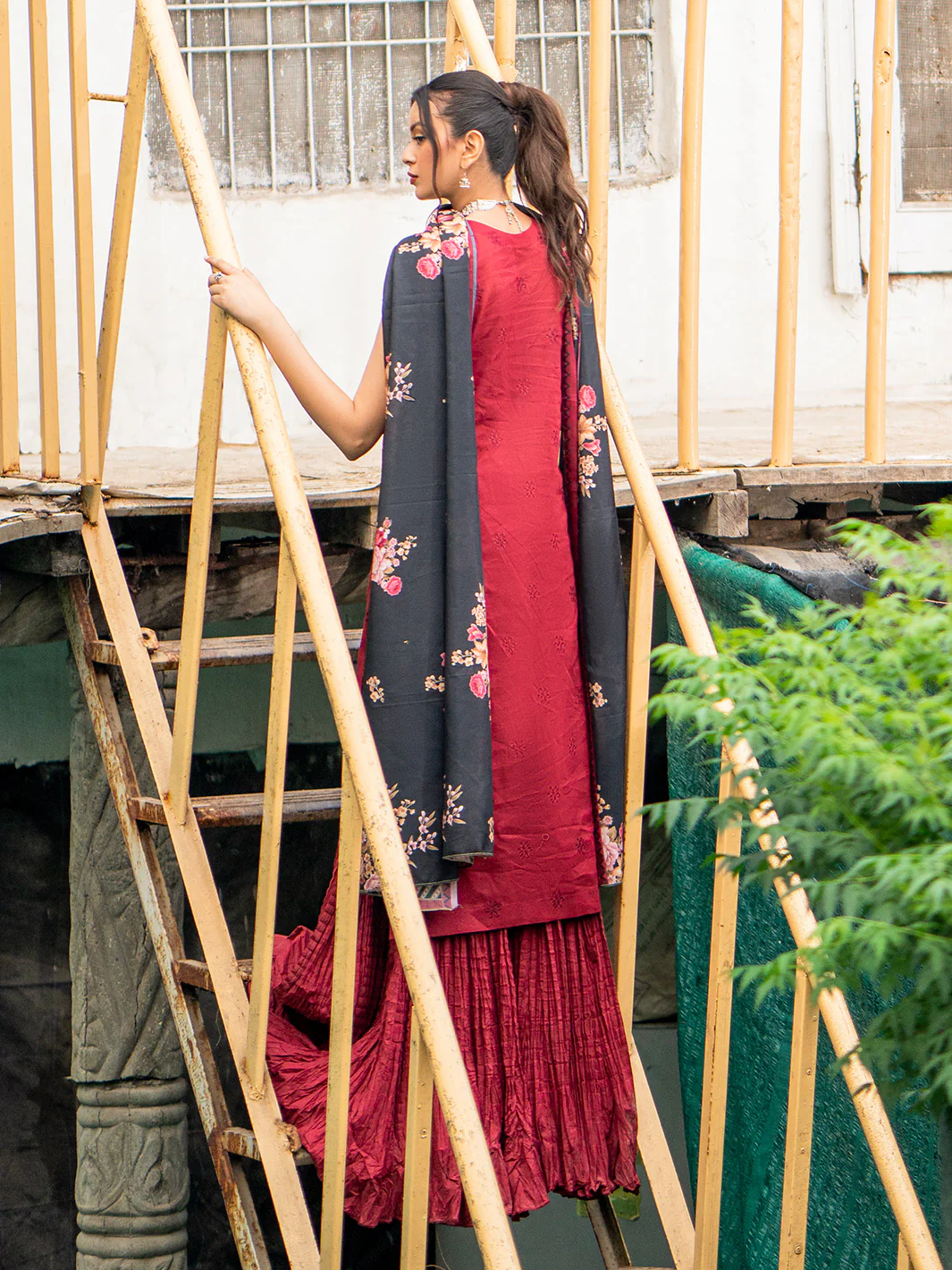 1802-A | 3 Piece Unstitched - Image 8