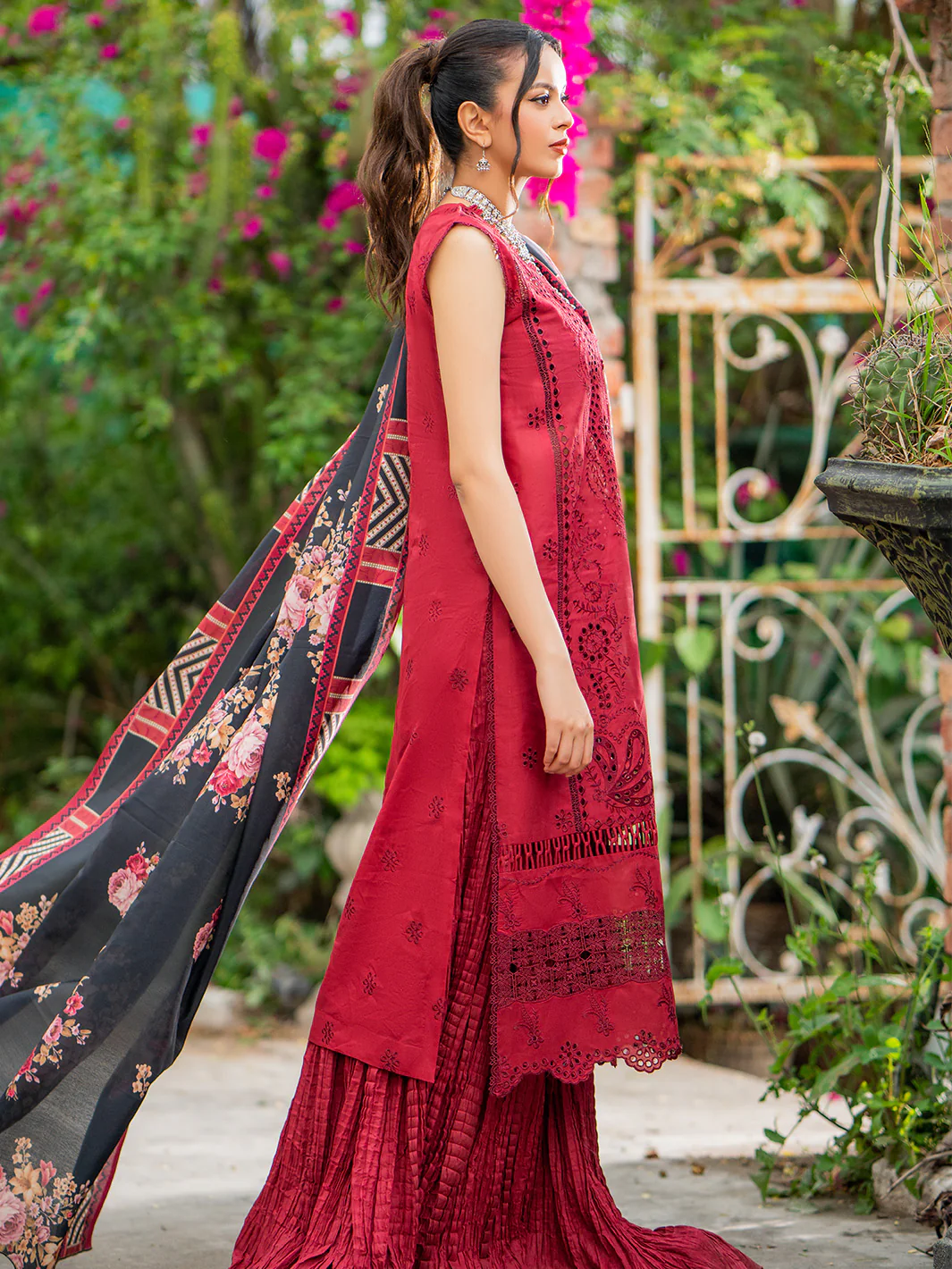 1802-A | 3 Piece Unstitched - Image 9