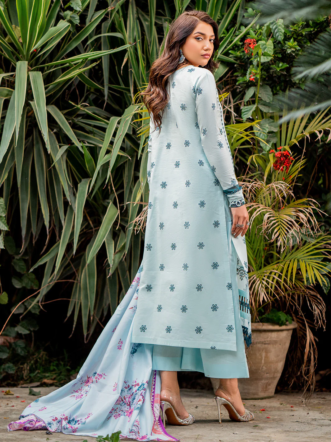 1802-B | 3 Piece Unstitched - Image 4