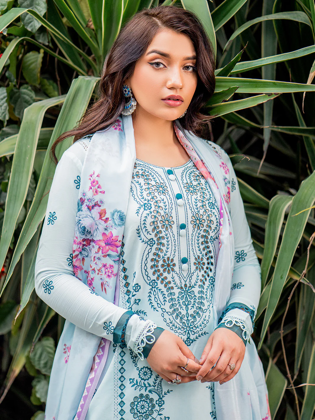 1802-B | 3 Piece Unstitched - Image 7