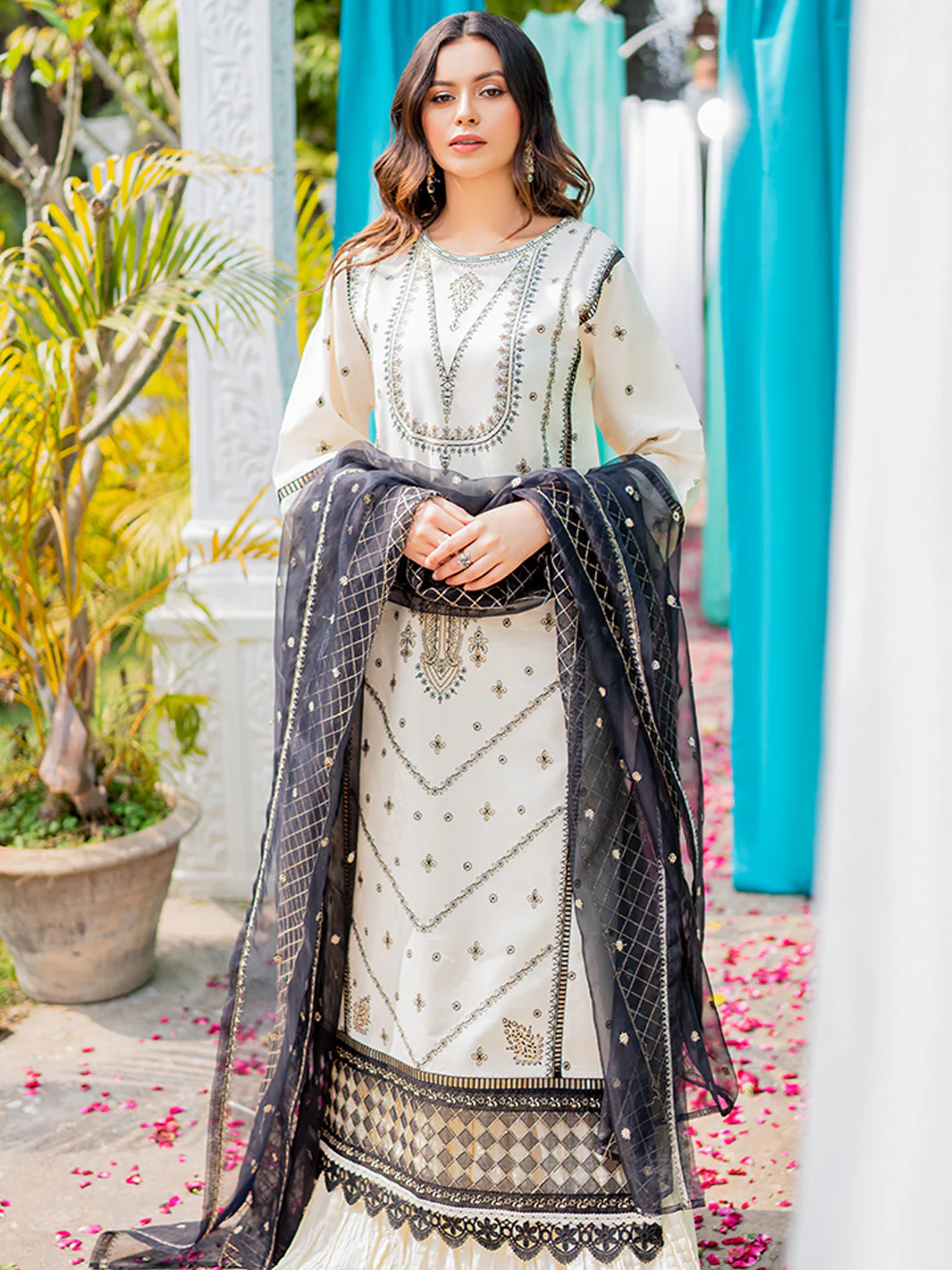 1803-A | 3 Piece Unstitched - Image 5