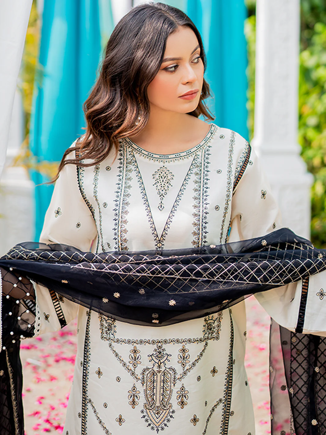 1803-A | 3 Piece Unstitched - Image 6