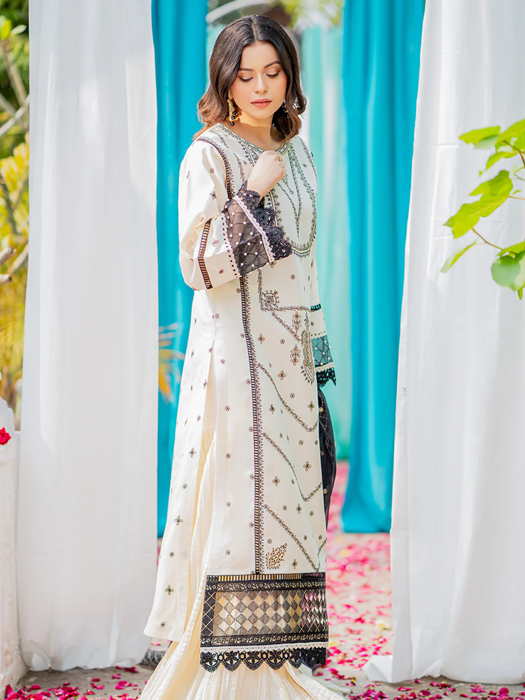 1803-A | 3 Piece Unstitched - Image 8