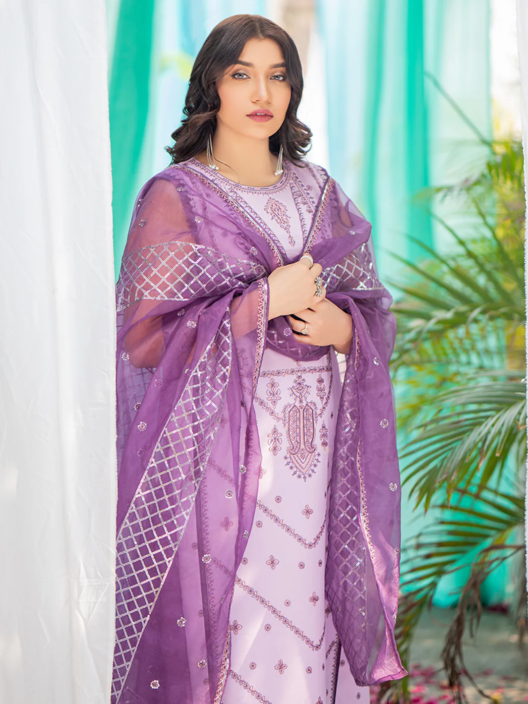 1803-B | 3 Piece Unstitched - Image 3