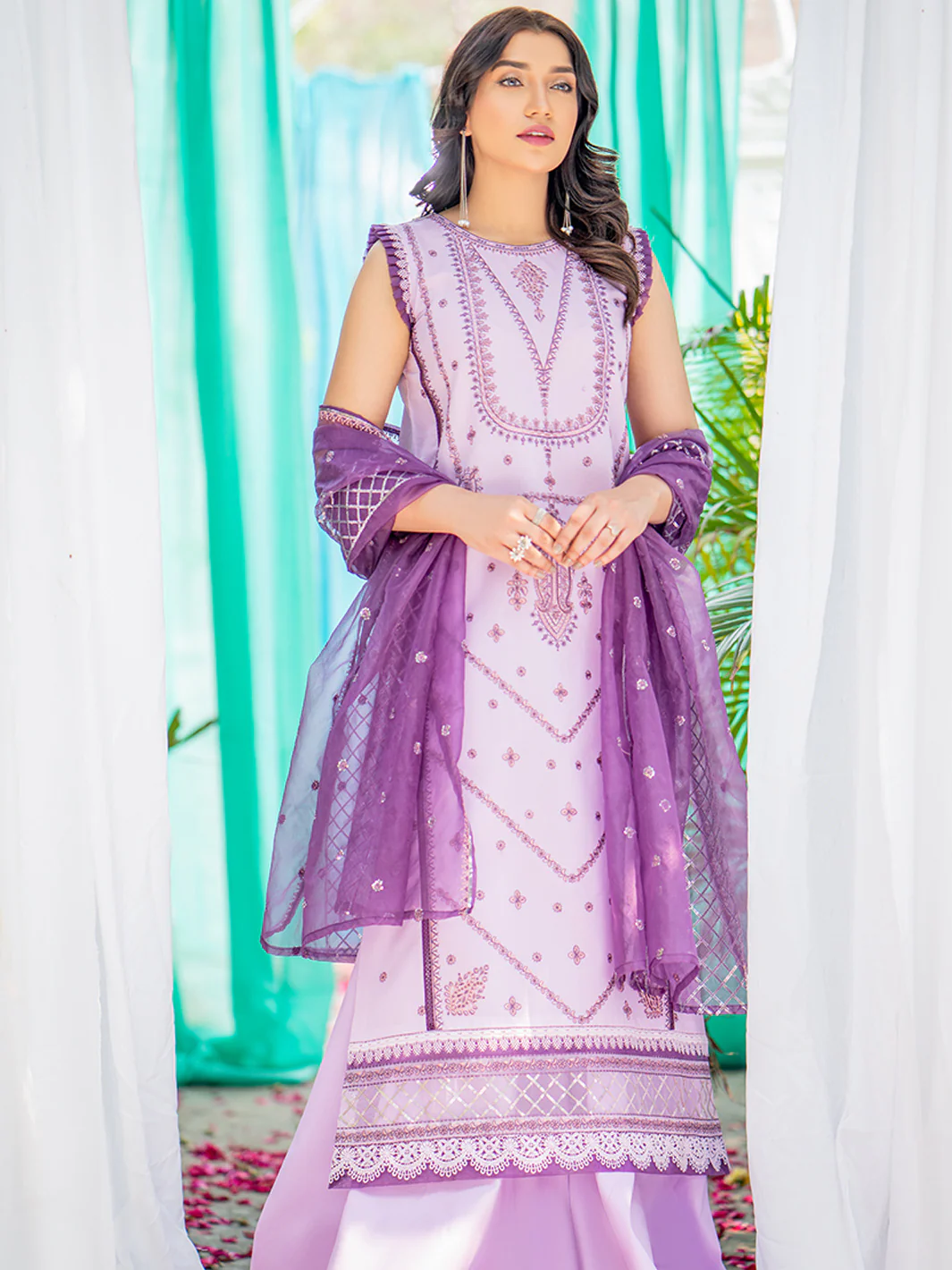 1803-B | 3 Piece Unstitched - Image 4