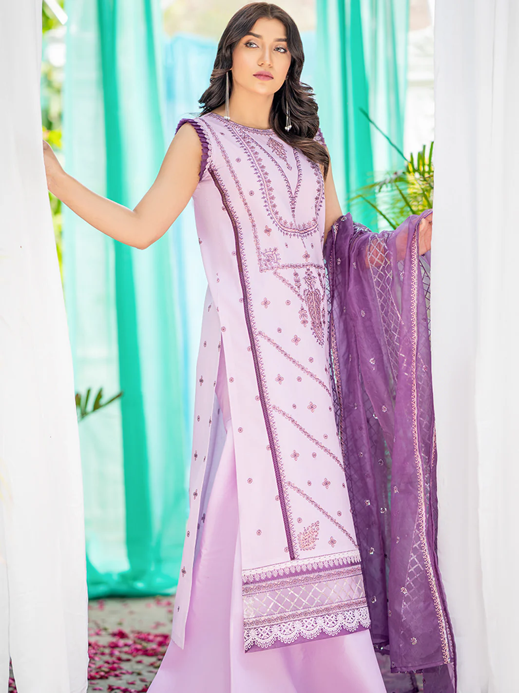 1803-B | 3 Piece Unstitched - Image 7