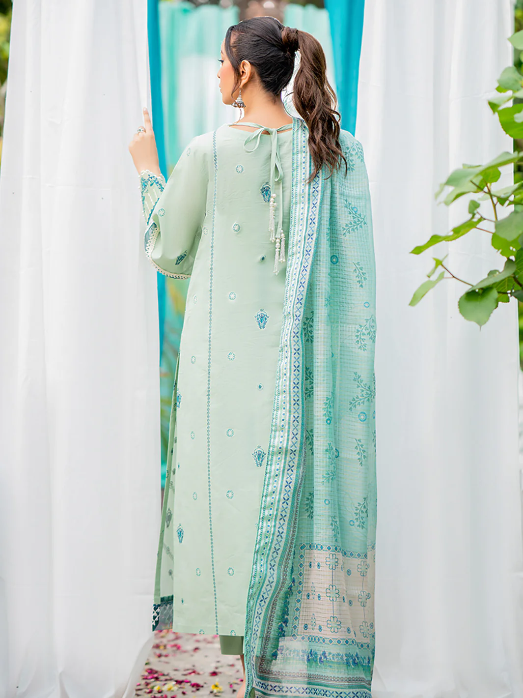 1804-A | 3 Piece Unstitched - Image 4
