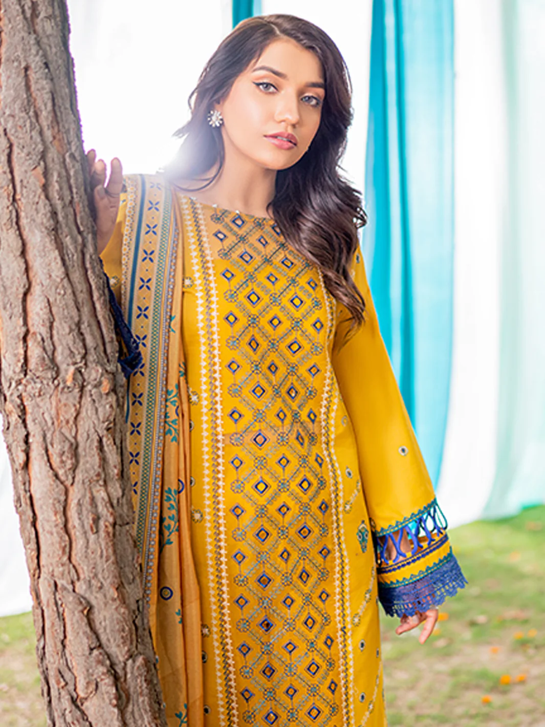 1804-B | 3 Piece Unstitched - Image 6