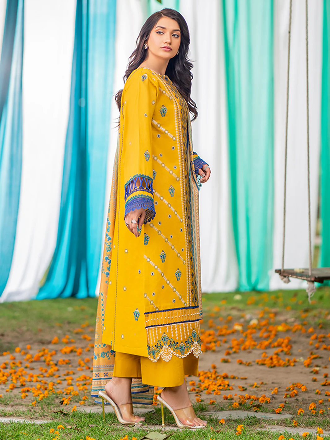 1804-B | 3 Piece Unstitched - Image 8