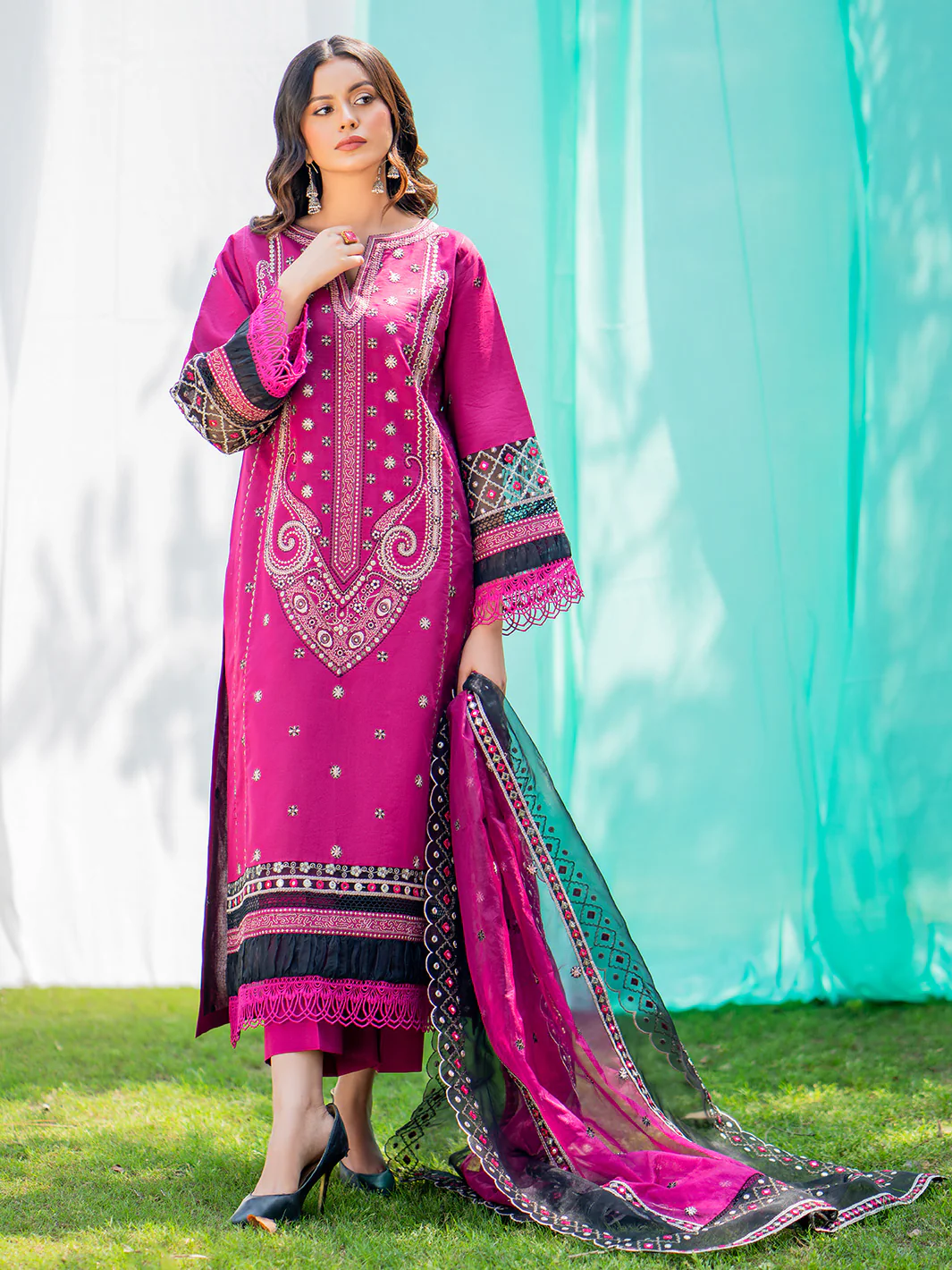 1805-A | 3 Piece Unstitched - Image 3