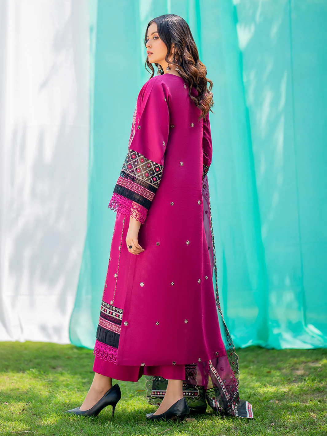 1805-A | 3 Piece Unstitched - Image 4