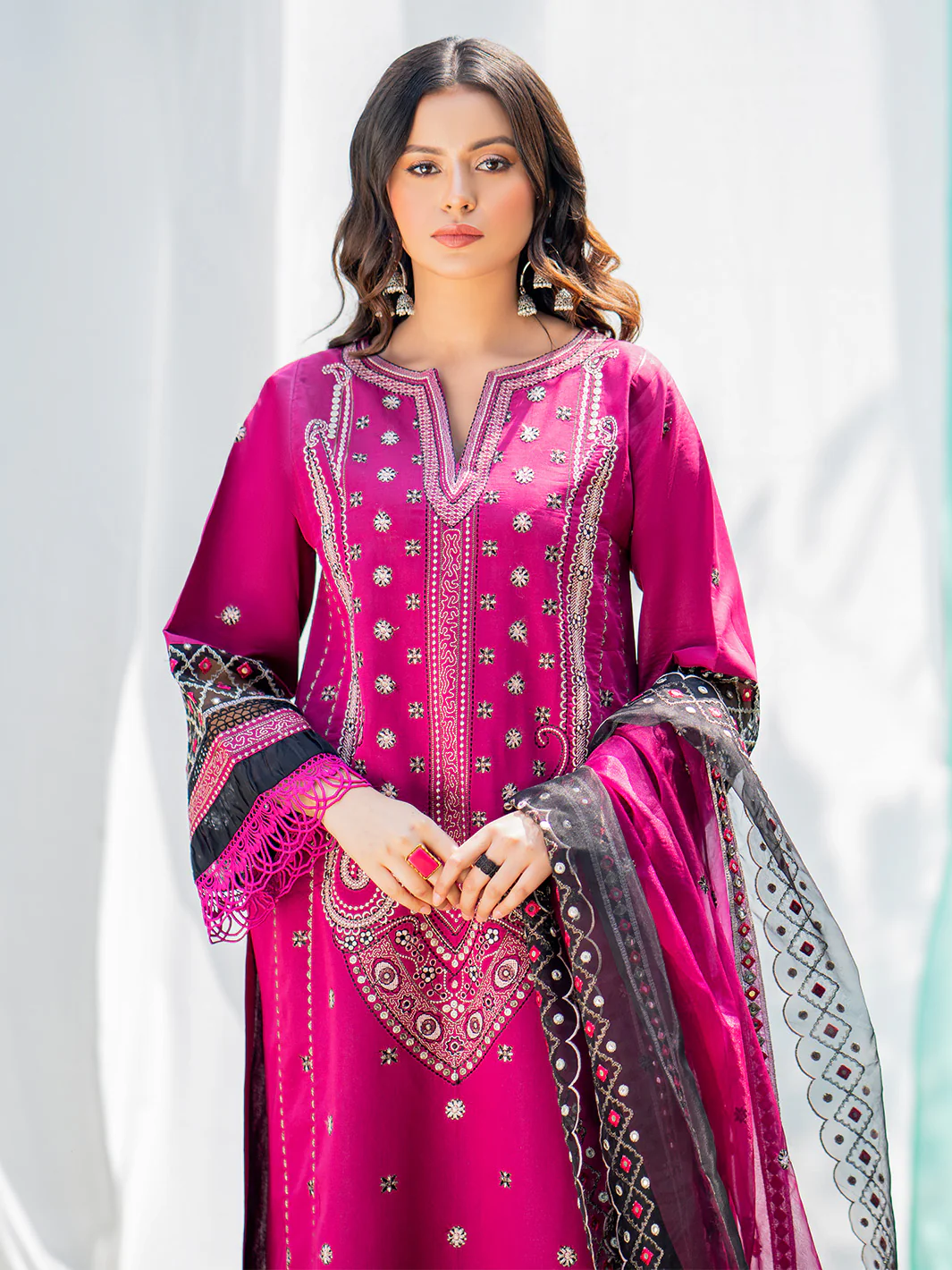 1805-A | 3 Piece Unstitched - Image 7