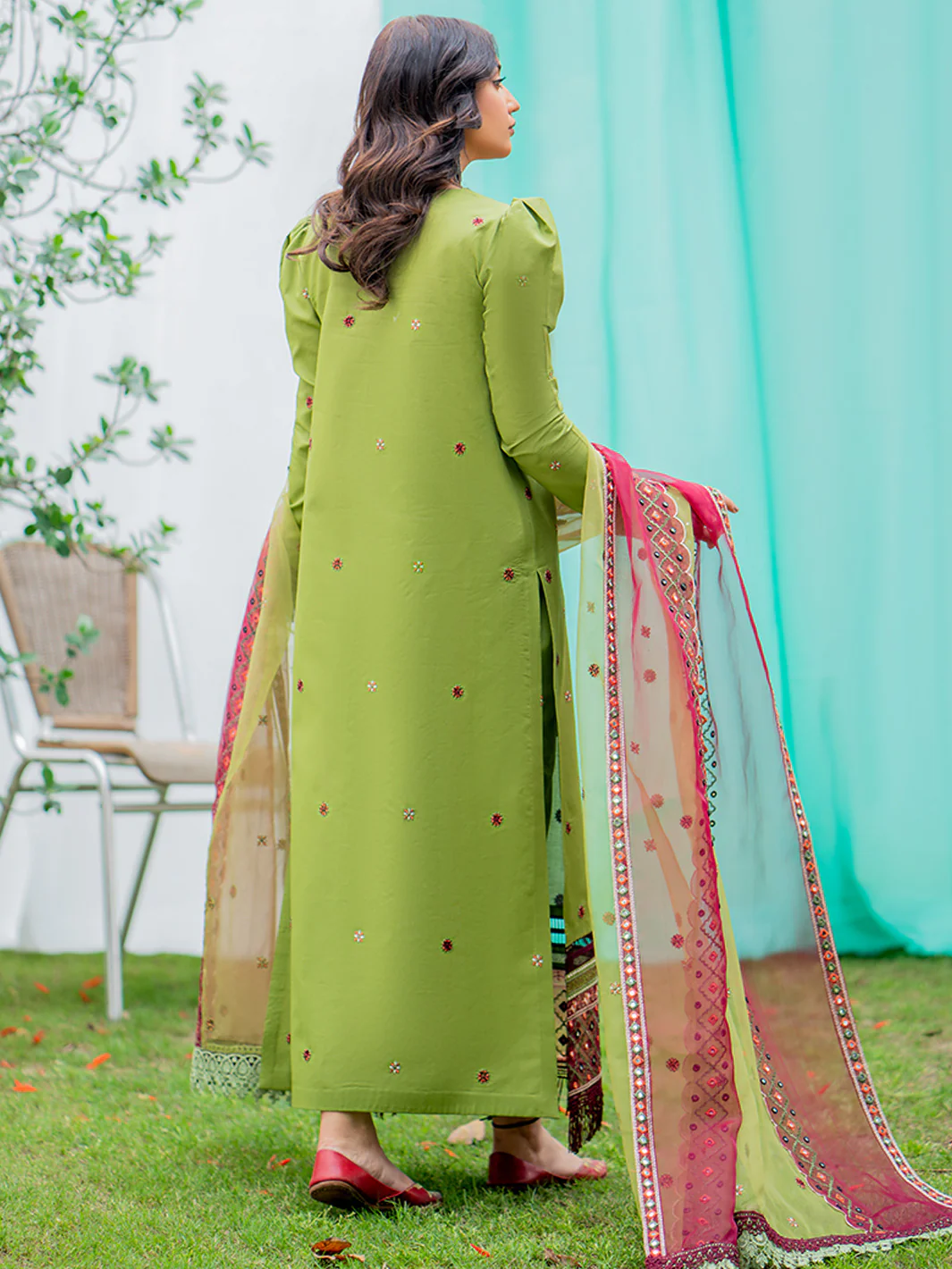 1805-B | 3 Piece Unstitched - Image 4