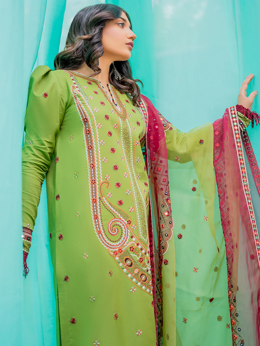 1805-B | 3 Piece Unstitched - Image 6