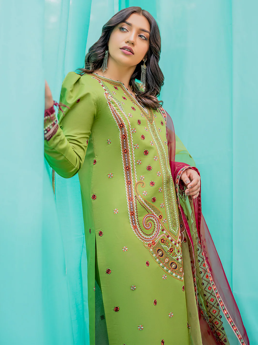 1805-B | 3 Piece Unstitched - Image 7