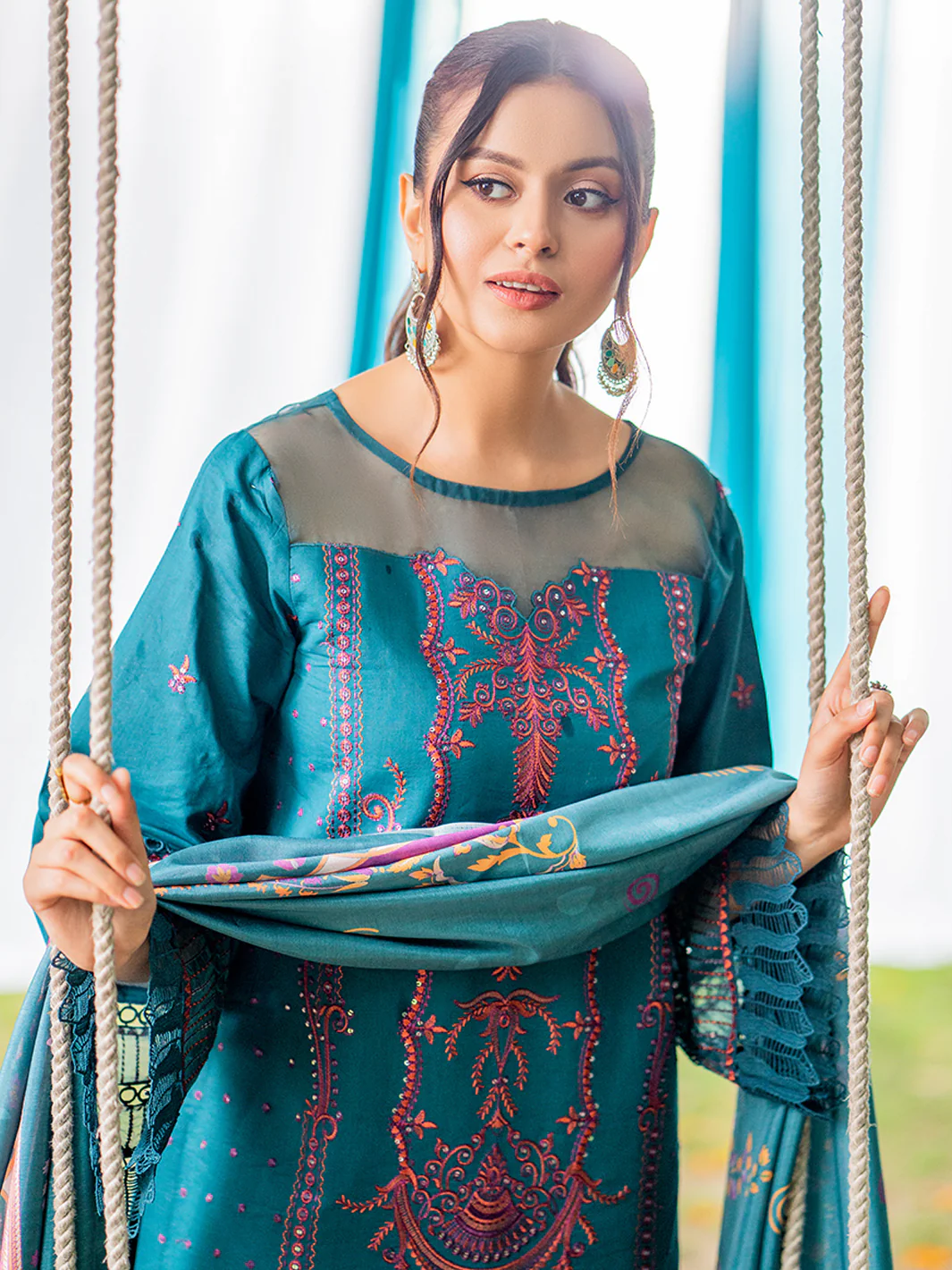 1806-A | 3 Piece Unstitched - Image 6