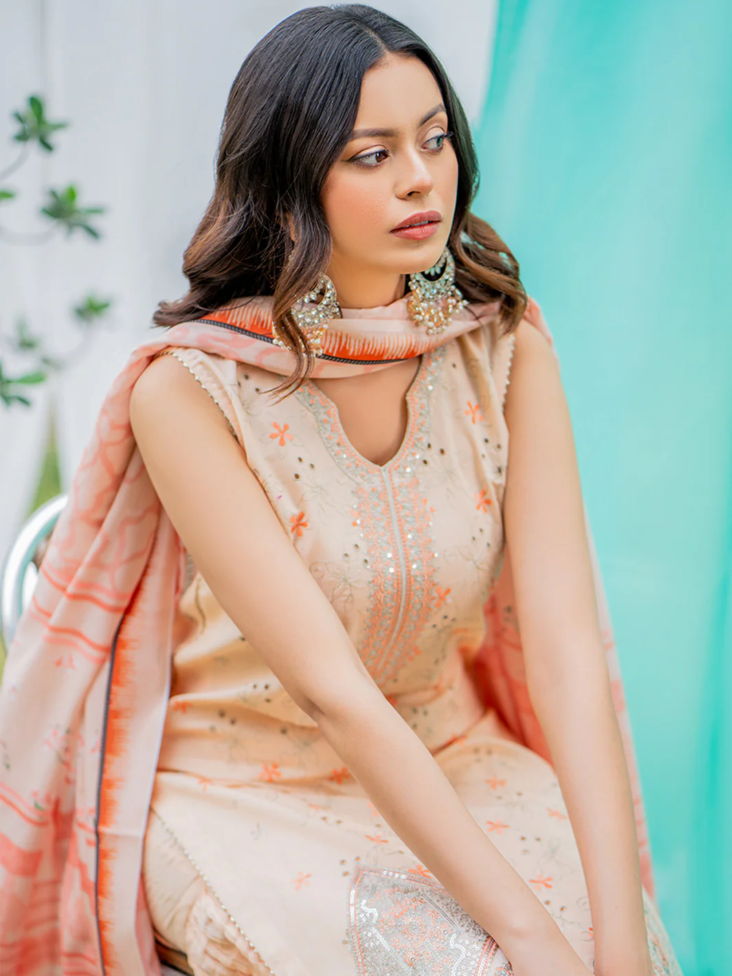 1807-A | 3 Piece Unstitched - Image 2