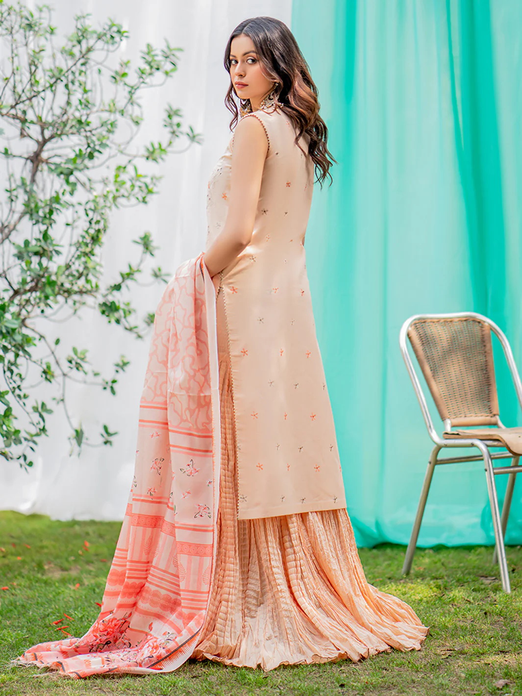 1807-A | 3 Piece Unstitched - Image 5